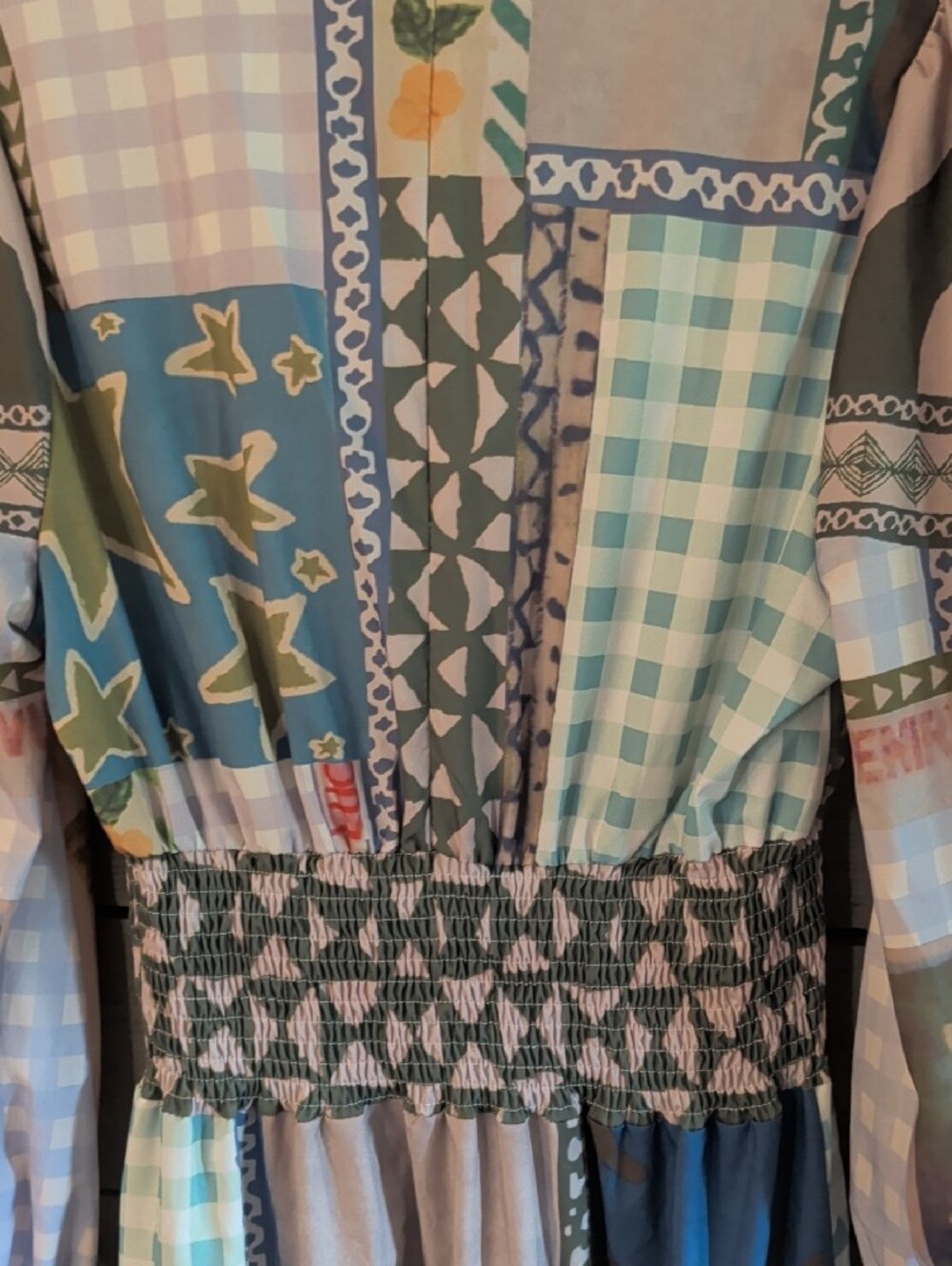 Flying Tomato Pastel Multicolor Floral & Geometric Maxi Dress - Picture 3 of 5